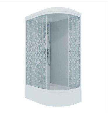Duş kabinaları, arakəsmələr: Yeni Üstü açıq kabina, Künc üçün, Pulsuz çatdırılma — 1