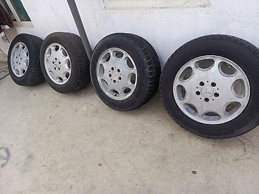 bbs 15: Комплект из 4 легкосплавных дисков Mercedes-Benz с зимними шинами — 4