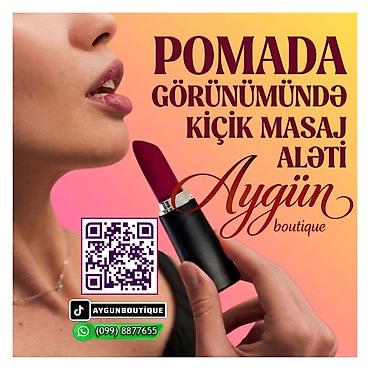 Kiçik masaj aləti Pomada görünümlü üz və həssas nahiyələr üçün lalafo.az -da Kiçik masaj aləti Pomada görünümlü üz və həssas nahiyələr üçün