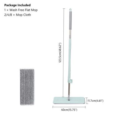 Kućna hemija i proizvodi za kuću: Cena 1950 din Flat mop za lako ciscenje Flat set mop sa sistemom za — 2