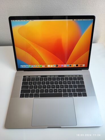 macbook: Ноутбук, Apple, 16 ГБ ОЗУ, Intel Core i7, 15.4 ", Б/у, Для работы, учебы, память SSD