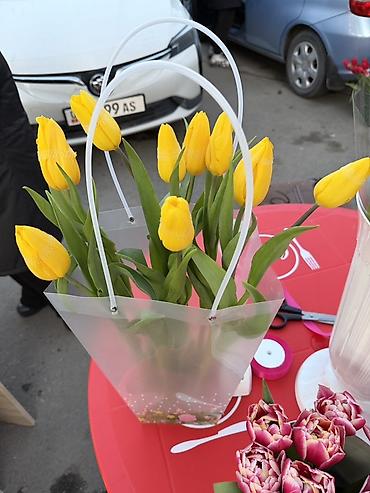Букеты из живых цветов: Тюльпаны – свежие срезанные цветы и готовые букеты - Разнообразие — 7