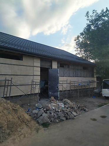 Фасадные работы: Сары таш травертин установка кылабыз Ручной каалаган сложный Эн — 19