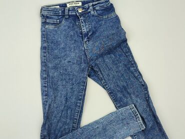 jeansowe spódnice z przetarciami: Jeansy, M, stan - Dobry