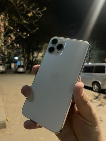 iphone 8 plus в рассрочку: IPhone 11 Pro, Жаңы, 256 ГБ, Күмүш, Коргоочу айнек, Каптама