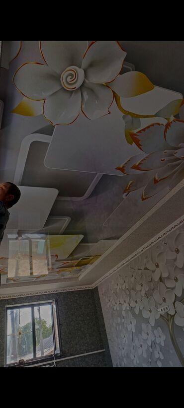 Натяжной потолок: Натяжной потолок Матовое, 3D потолки, Глянцевое Бесплатный замер, Демонтаж, Гарантия — 8