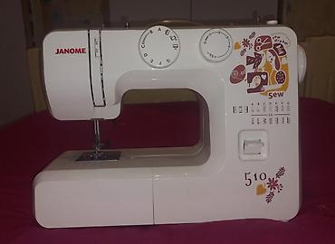 Janome tikiş maşını – model 510 - Mexaniki idarəetmə, pedalla sürət