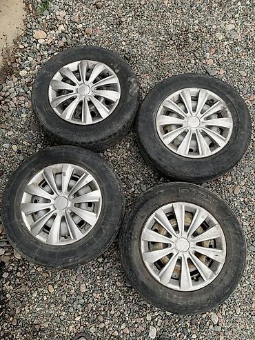 диски chevrolet: Колеса в сборе 175 / 70 / R 13, Всесезонная, Б/у, Комплект, Легковые, Железные, отверстий - 4 — 1