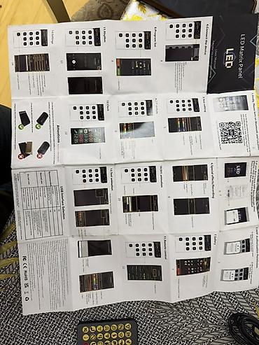 Reklam lövhələri: RGB LED matris ekran paneli – proqramlaşdırıla bilən animasiya lövhəsi — 8