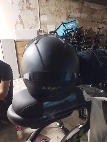 vega kask: Vega tam üzlü motosiklet dəbilqəsi - Rəng: mat qara - Növ: full-face — 3
