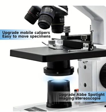 Tibbi avadanlıq: Mikroskop. Optik mültifunksional, metal çərçivə ilə, masa üstü -da lalafo.az — 8 Tibbi avadanlıq: Mikroskop. Optik mültifunksional, metal çərçivə ilə, masa üstü — 8