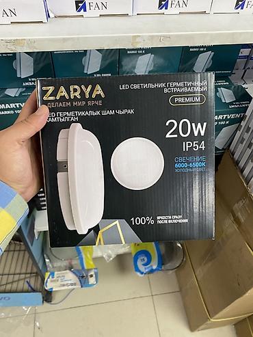 Жарык кылуу: LED светильник герметичный встраиваемый ZARYA, круглый Основные — 1