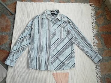 muška lanena košulja: Košulja L (EU 40), bоја - Šareno