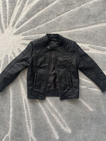 jakne za kišu i vetar: Leather jacket, 104-110
