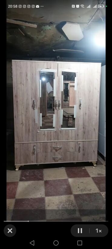Dolablar: Yeni, Açılan, 4 qapılı Düz dolab, Dolab-asılqan, Azərbaycan — 18