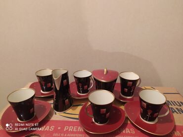posteljina iz turske: Servis za kafu star oko 50 godina,porcelan,iz Venecije