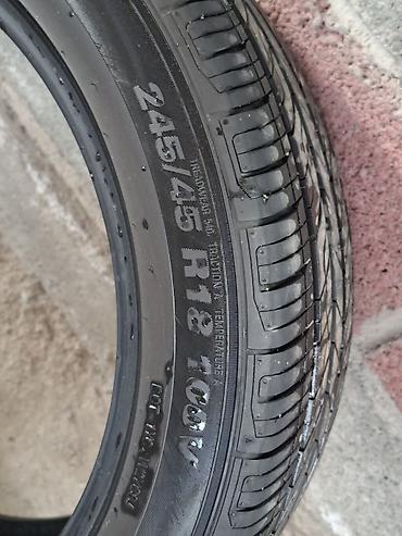 докатка колесо на авто 18: Шины 245 / 45 / R 18, Лето, Б/у, Легковые, Pirelli — 2