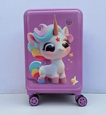 Rančevi, torbe i koferi: Dečji koferi – set 2 komada, motiv jednoroga - Tvrda školjka u — 5