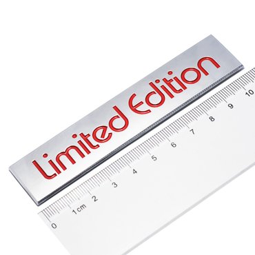 Tuning oprema: Samolepljiva metalna pločica - Limited Edition Namenjeno za vozila — 2