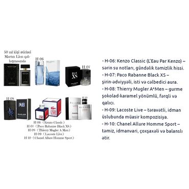 Ətriyyat: Heftelerle qalici 50 ml kişi ve unisex etirler,paltari yu geyin etri -da lalafo.az — 8 Ətriyyat: Heftelerle qalici 50 ml kişi ve unisex etirler,paltari yu geyin etri — 8