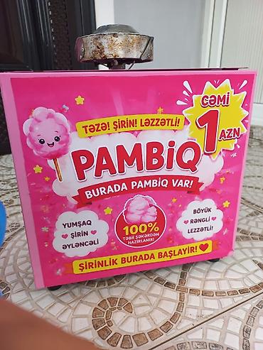 Şirin pambıq aparatları: Pambıq şirniyyatı aparatı – şənliklər və açıq hava tədbirləri üçün — 1