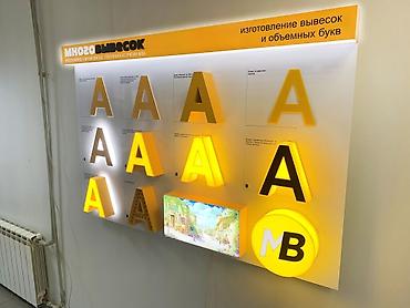 Изготовление рекламных конструкций: | Объемные буквы, | Разработка дизайна — 6