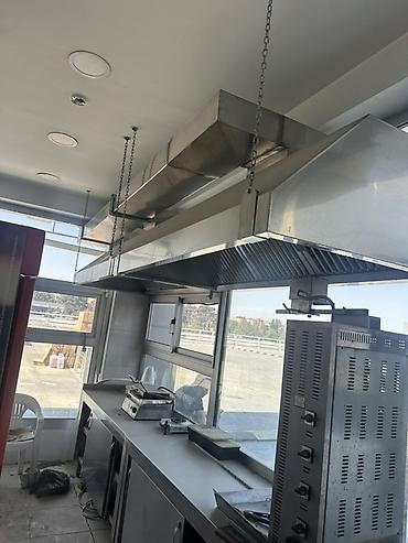 kia servis: Peşəkar restoran mətbəxi üçün paslanmaz poladdan hazırlanmış davlumbaz — 1