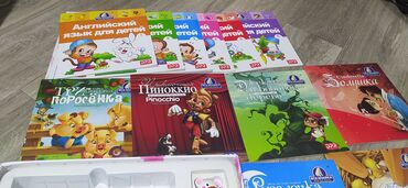 книга страна сказок: В комплект входят 6 книг для обучения детей английскому языку, в