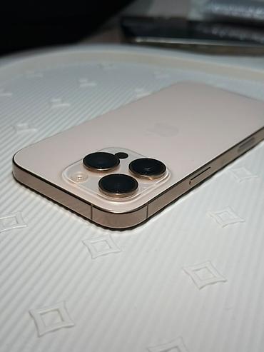 iphone 12 pro maks: IPhone 16 Pro, Б/у, 1 ТБ, Matte Gold, 85 % — 1