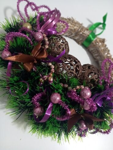 Praznična dekoracija: Venac, bоја - Šareno, Novo — 7
