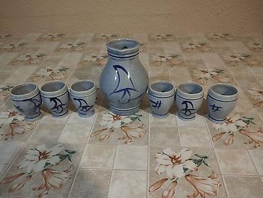 Tableware: Keramički setovi za posluženje pića – više kompleta 1) Smeđi čajnik — 2