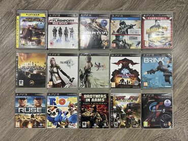playstation 3 satılır: Final Fantasy oyunları 10 manat digərləri isə 5 manat minimum 2 ədəd