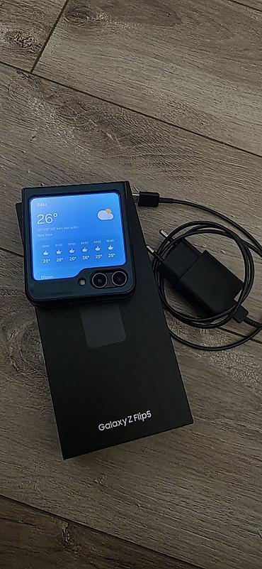 samsung a43: Samsung Galaxy Z Flip 5, 256 GB, rəng - Qara, İki sim kartlı — 1