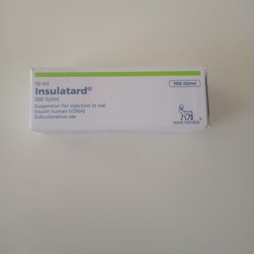Digər tibbi məhsullar: Insulatard – insan insulini (rDNA), flakon üçün inyeksiya suspenziyası