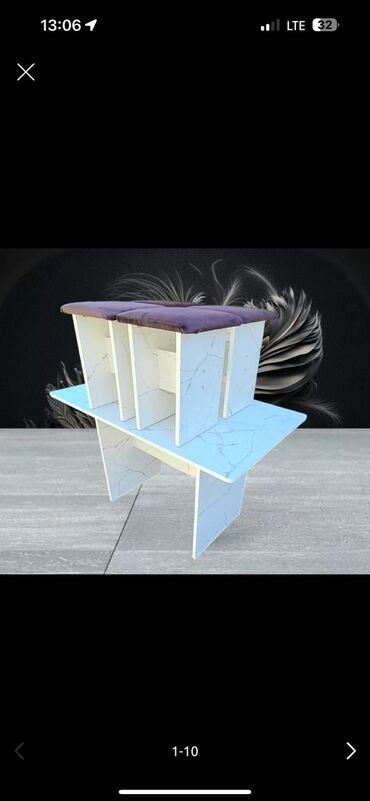 Кухонные столы и стулья: Кухонный стол и стул, Новый, Платная доставка, цвет - Бежевый — 6