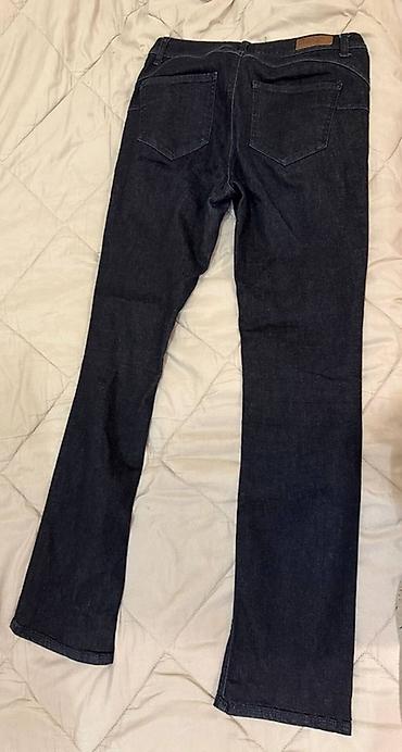 thrift: United Colors of Benetton cins şalvar - Rəng: tünd indigo (raw denim — 2