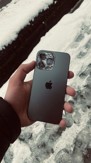 işlənmiş soyducu: IPhone 13 Pro, 256 GB, Graphite, Zəmanət, Simsiz şarj, Face ID
