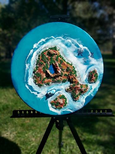 морской аквариум: Картины из эпоксидной смолы — морская тематика - Авторские — 7
