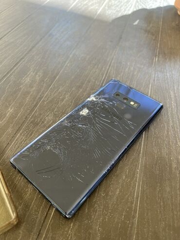 samsung galaxy s8 plus qiymeti: Samsung Galaxy Note 9, 64 GB, rəng - Mavi, Qırıq