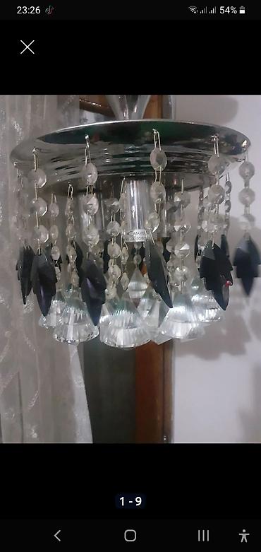 asma guzgu: Çılçıraq, 3 lampa, Metal — 2
