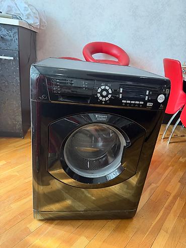 hotpoint: Paltaryuyan maşın Hotpoint Ariston, 8 kq, İşlənmiş, Avtomat, Qurutmasız, Kredit yoxdur, Ünvandan götürmə — 1