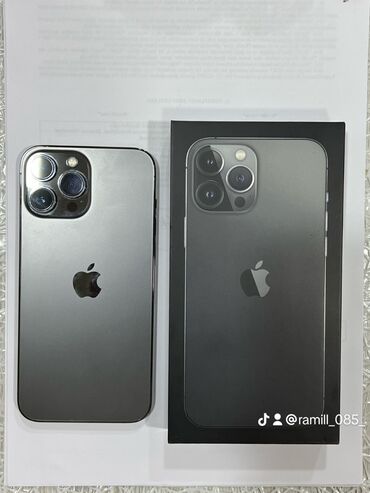 iphone 13 pro max qeydiyyat qiymeti: IPhone 13 Pro Max, 128 ГБ, Graphite, Face ID