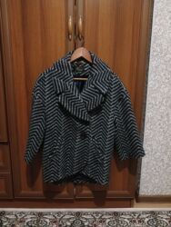 qolu uzun koftalar: Palto, One size, rəng - Qara