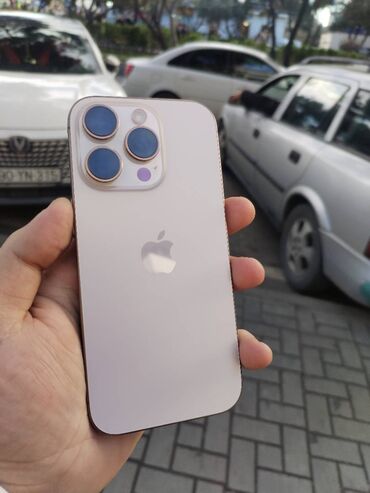 Apple iPhone: IPhone 16 Pro, 128 GB, Desert Titanium, Sənədlərlə, Zəmanət, Face ID — 1