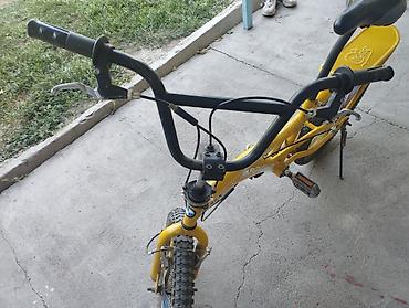 fox вилка: Детский/подростковый велосипед BMX, желтый. Особенности: - Стальная — 1