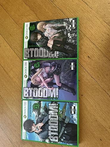 Komikslər, manqa: Məhsul: BTOOOM! – Junya Inoue (manga) 1–3 cild dəsti Təsvir: - Janr — 1