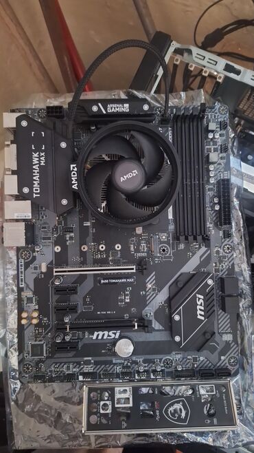 Su nəqliyyatı: MSI B450 TOMAHAWK MAX Ryzen 5 2600 Cooler Bir ay istifadə olunub