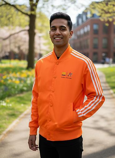 bape x: Adidas Originals x Pharrell Williams narıncı bomber gödəkçə - Rəng — 1