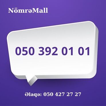 cin nomreler sifaris: Nömrə: ( 050 ) ( 3920101 ), Yeni