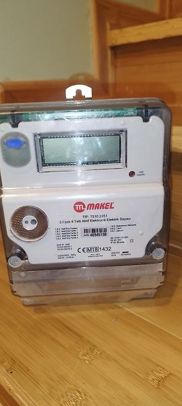 isiq led: Makel 3 fazalı 4 telli aktiv elektronika elektrik sayacı Model: TİP — 1